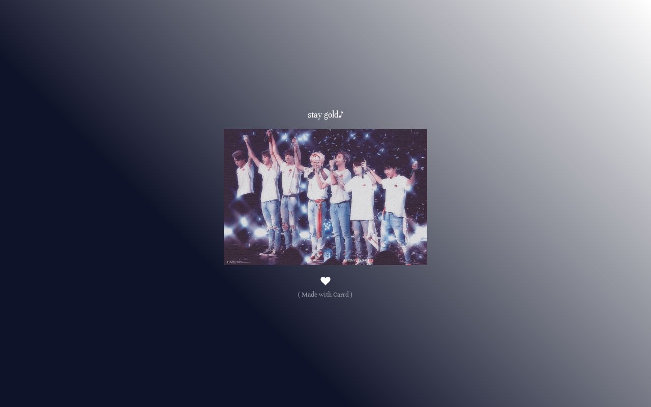 Carrd profile picture for @personally